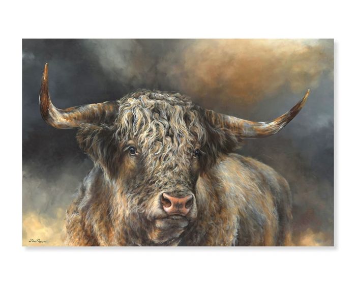 Grand Kyloe Bull Canvas 