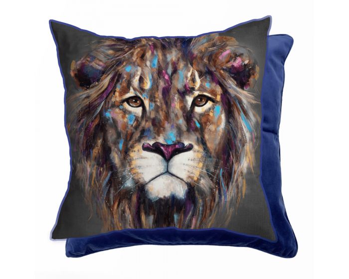 Kendi Lion Blue Cushion