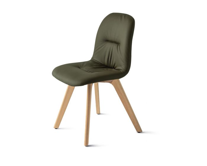 Bontempi Chantal Solid Wood Frame Dining Chair