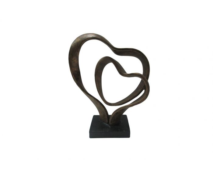 Double Heart Sculpture