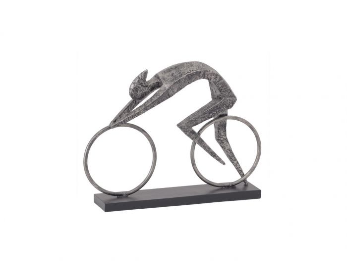 Abstract Cyclist Sculpture