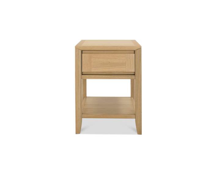 Malmo Oak Lamp Table with Drawer