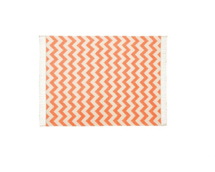 Scatter Box Ziggy Throw Orange 127x178cm