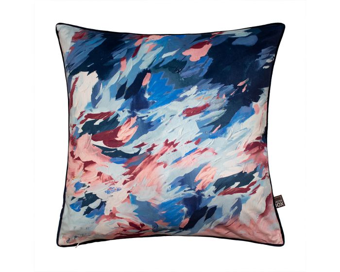Scatter Box Cruz Navy/Pink Cushion 45x45cm