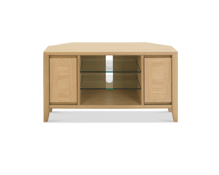 Malmo Oak Corner Entertainment Unit