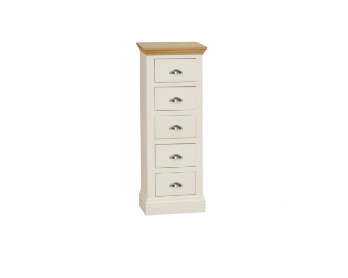 Downton Bedroom 5 Drawer Narrow Chest