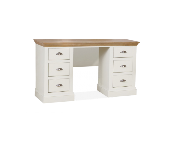 Downton Bedroom Double Pedestal Dressing Table