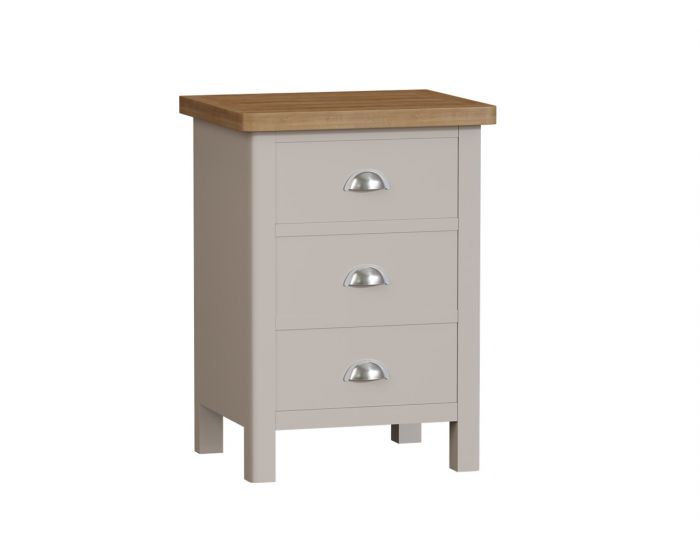 Worcester Truffle 3 Drawer Bedside