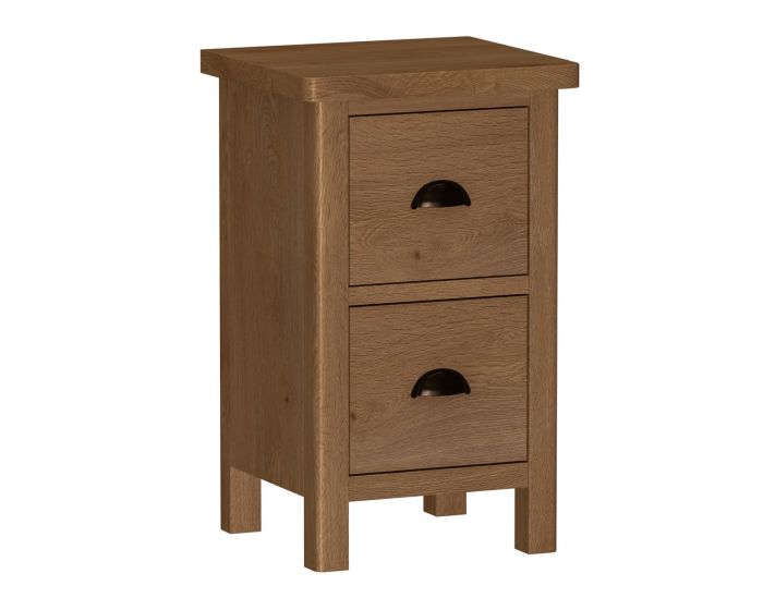 Worcester Oak Small Bedside Cabinet