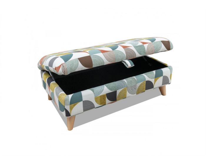 Alstons Caribbean Legged Ottoman