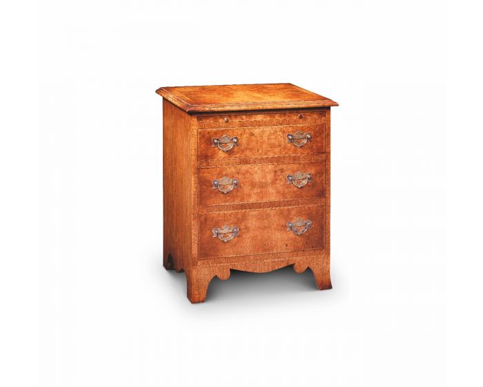 Iain James Bedroom 3 Drawer Small Bedside Chest