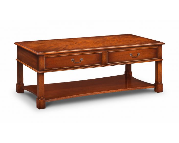 Iain James Occasional Furniture Georgian Coffee Table and Shelf