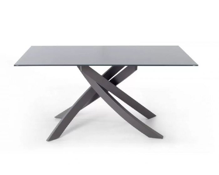 Bontempi Artistico Rectangular Glass Dining Table