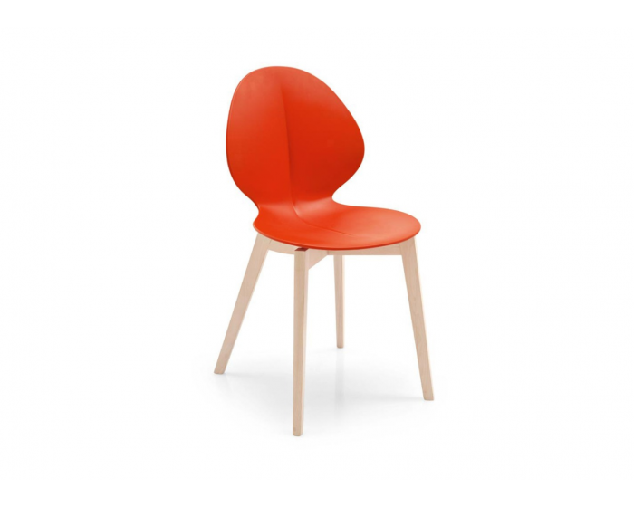 Calligaris Basil Wooden Legged Chair