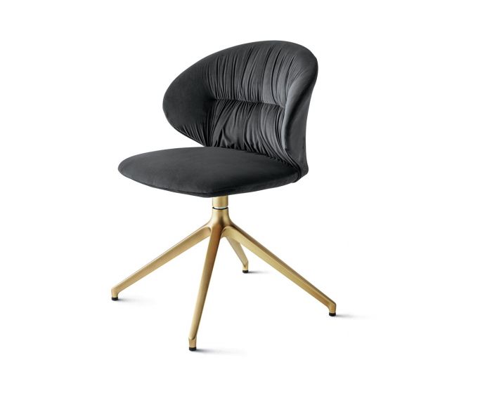 Bontempi Drop Swivel Dining Chair