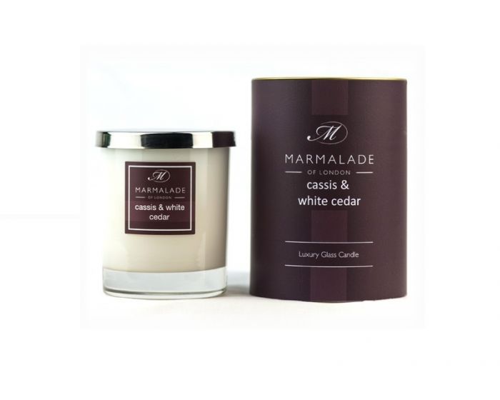 Marmalade of London Glass Jar Candle Cassis & White Cedar
