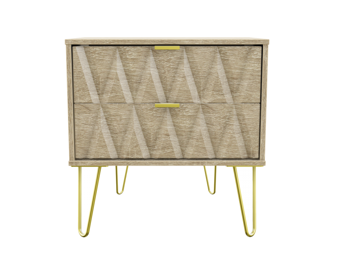 Diamond Bardolino 2 Drawer Midi Chest