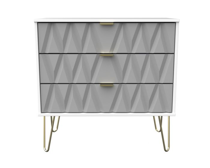 Diamond Shadow 3 Drawer Chest