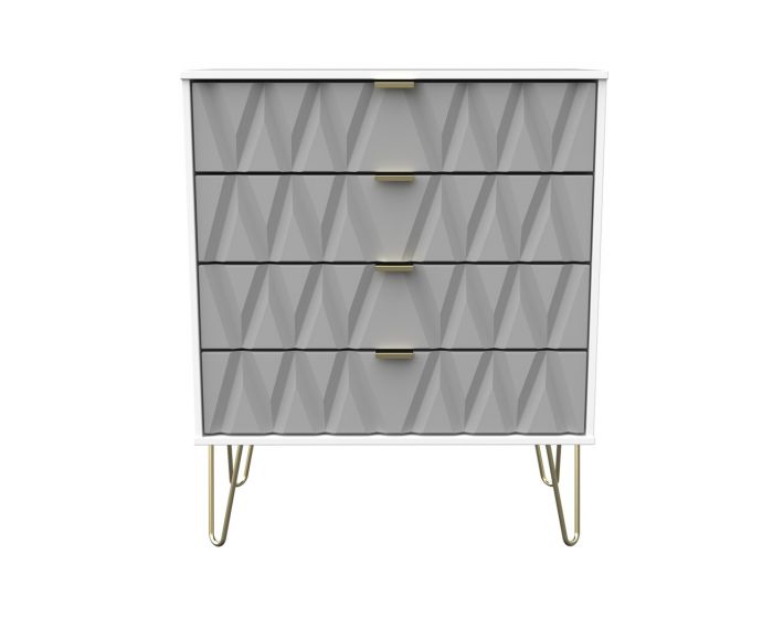 Diamond Shadow 4 Drawer Chest
