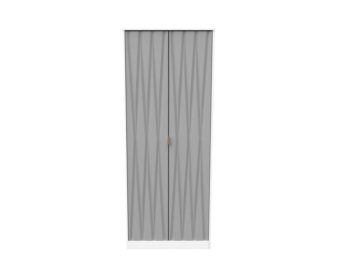 Diamond Shadow 2 Door Wardrobe