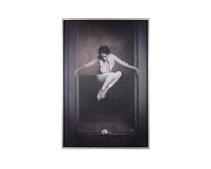 Afraid of The Mouse Framed Picture