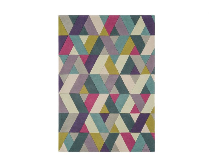 Asiatic Funk Chevron Blue Green Rug