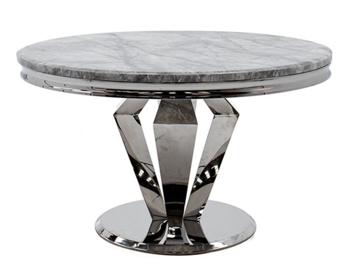 Antibes Grey Round Dining Table
