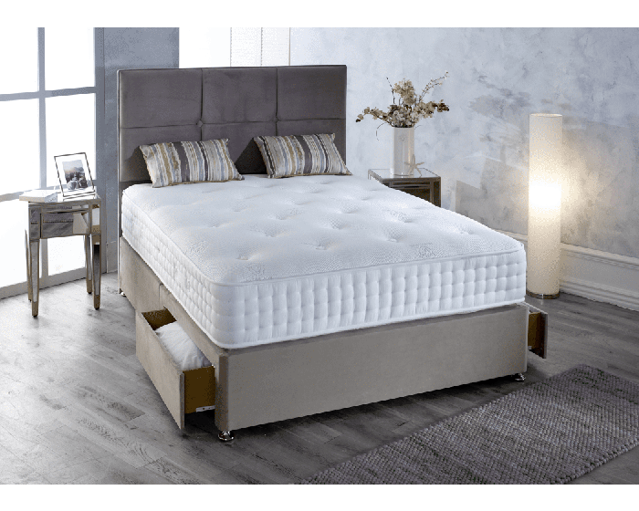 Highgrove Beds Dreamworld Halo Natural 2000 Divan Bed