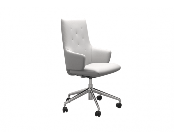 Stressless Rosemary High Back Home Office Chair with Arms