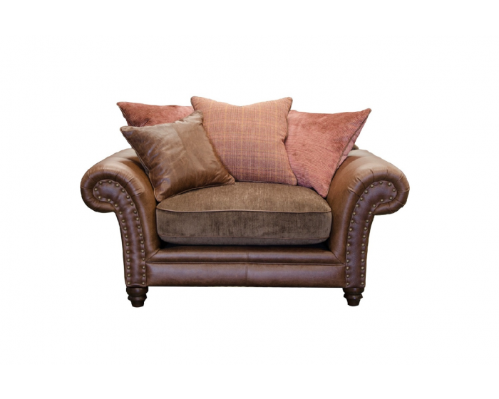 Alexander & James Hudson Pillow Back Snuggler Chair