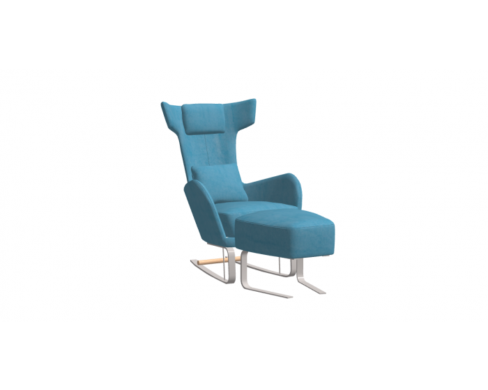Fama Kangou Armchair & Footstool