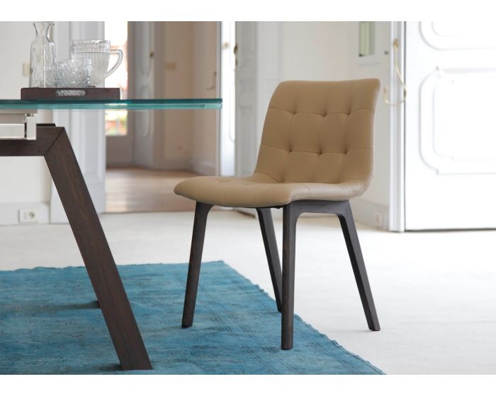 Bontempi Kuga Wooden Frame Dining Chair