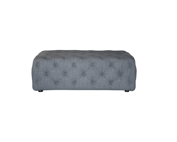 Alexander & James Button Footstool Large Fabric Footstool