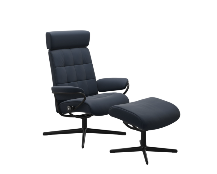 Stressless London Adjustable Headrest Cross Chair