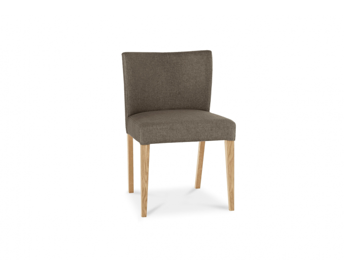 Brienne Light Black/Gold Fabric Chair (Pair)