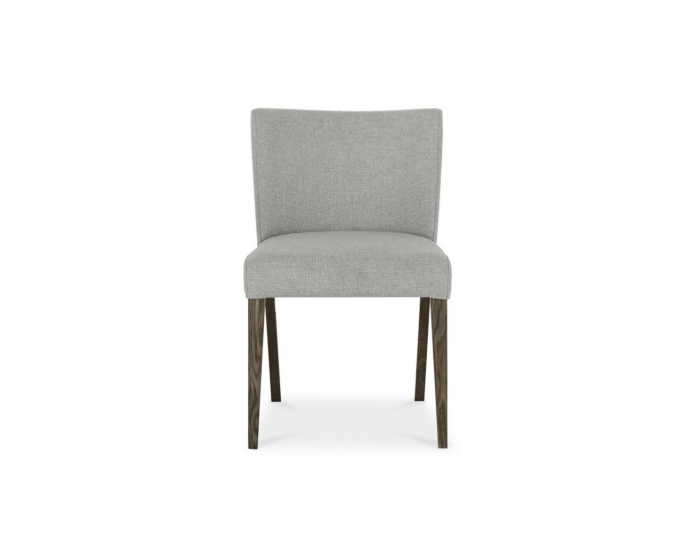 Brienne Pebble Grey Low Back Chair (Pair)