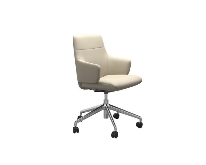 Stressless Chilli Low Back Home Office Chair with Arms