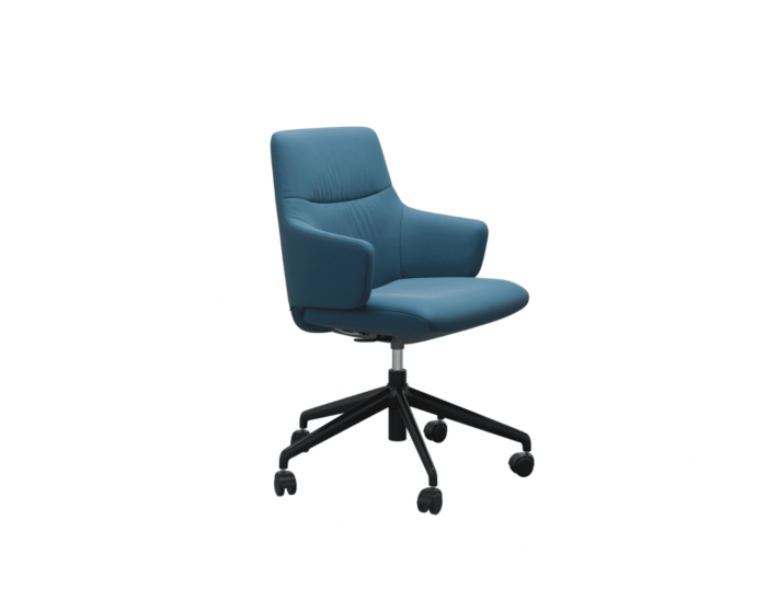 Stressless Mint Low Back Home Office Chair with Arms