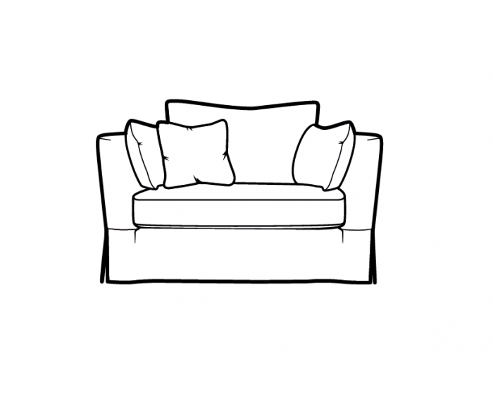 Collins & Hayes Maple Snuggler Chair