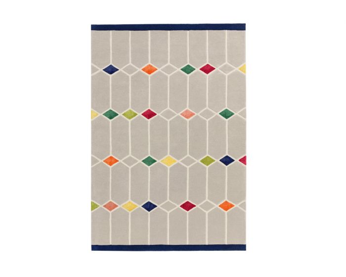 Asiatic Matrix Jewel Grey Rug