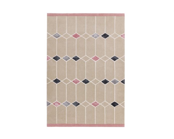 Asiatic Matrix Jewel Pink Rug