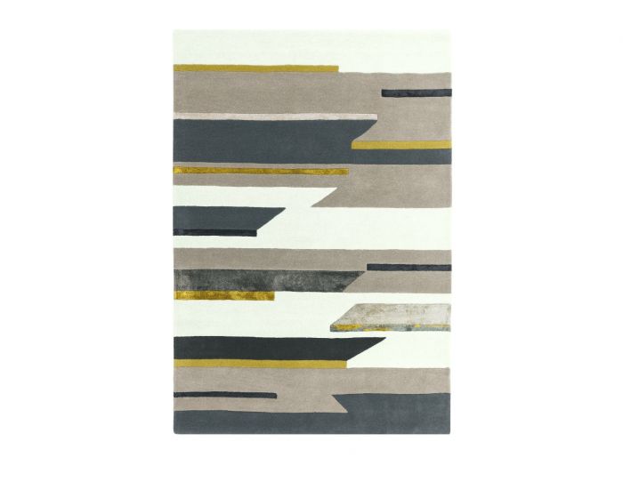 Asiatic Matrix Rhombus Mustard Rug