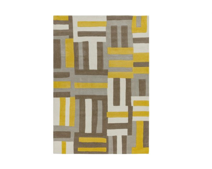 Asiatic Matrix Code Yellow Rug
