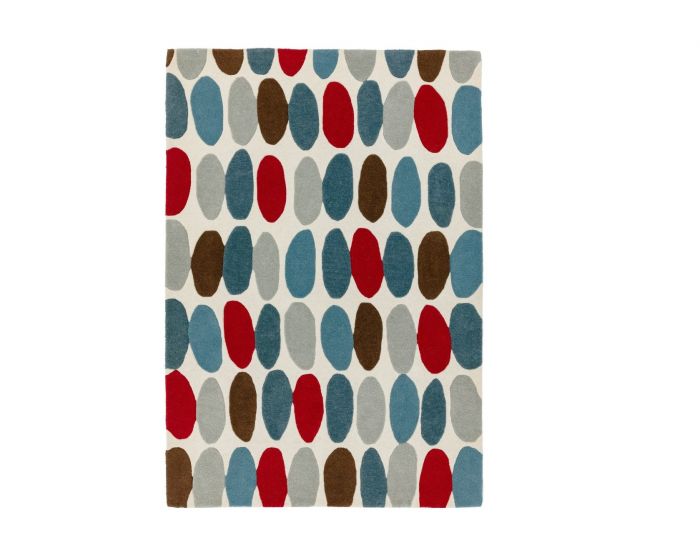 Asiatic Matrix Sofia Red/Teal Rug