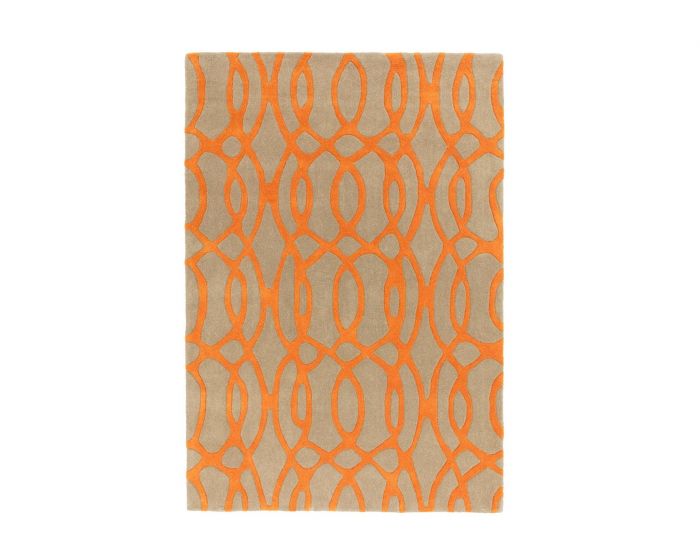 Asiatic Matrix Wire Orange Rug