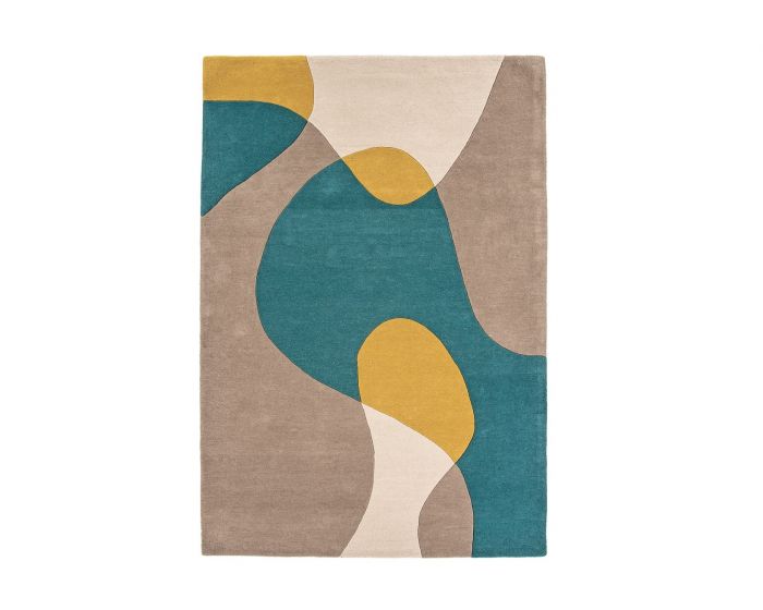 Asiatic Matrix Arc Taupe Rug