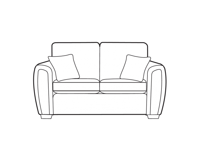 Alstons Memphis 2 Seater Standard Back Sofabed