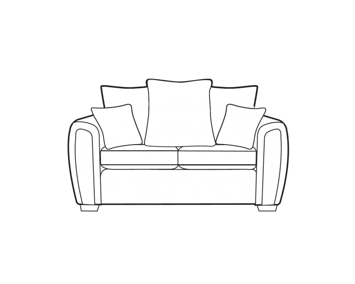 Alstons Memphis 2 Seater Pillow Back Sofa