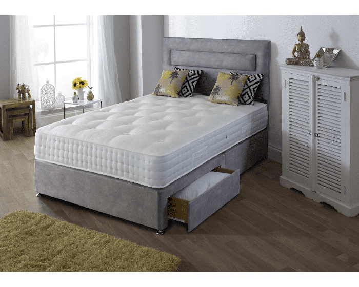 Highgrove Beds Natural Clover Ortho 2000 Divan Bed