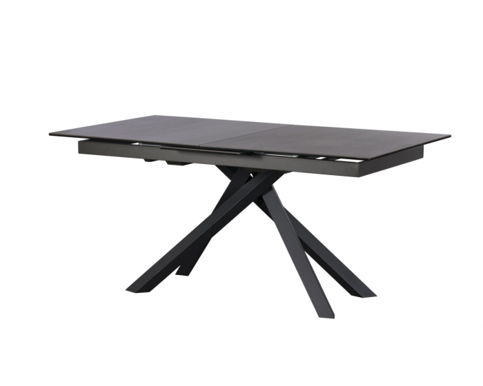 Harris 160cm-200cm Extending Dining Table (Dark Grey)